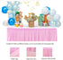 6 Feet Pink Tulle Table Skirt Tutu Skirt Tablecloth Is Suitable For Baby Party Wedding And Little Princess Baby Shower Decoration Party Pink Decoration
