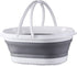 Haundry Portable Collapsible Bucket, 3.2 Gallon Foldable Mop Bucket for Cleaning, Upgraded Version Space Saving for Cleaning Mop, Camping, Tail gating, Car Bucket, Outdoor, Garden