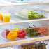iDesign Plastic Portable Deep Storage Bin with Handles for Organizing Refrigerator, Freezer, Pantry, BPA-Free, Clear