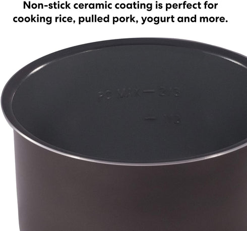 Instant Pot Ceramic Inner Cooking Pot - 6 Quart
