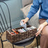 Back of Toilet Basket Toilet Tank Tray Toilet Tank Basket with 3 Section, Basket Organizer for Bathroom,Decorative Wicker Baskets for Bathroom Counter