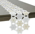 DII Embroidered Christmas Tabletop Collection, Table Runner, 14x54, Snowflake