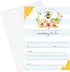 Mama Bee Baby Shower Invitations with Envelopes (25 Pack) Blank Invitation for Gender Reveal Party Supplies Flowering Bumblebee Girl or Boy Set of Invites to Handwrite Your Details