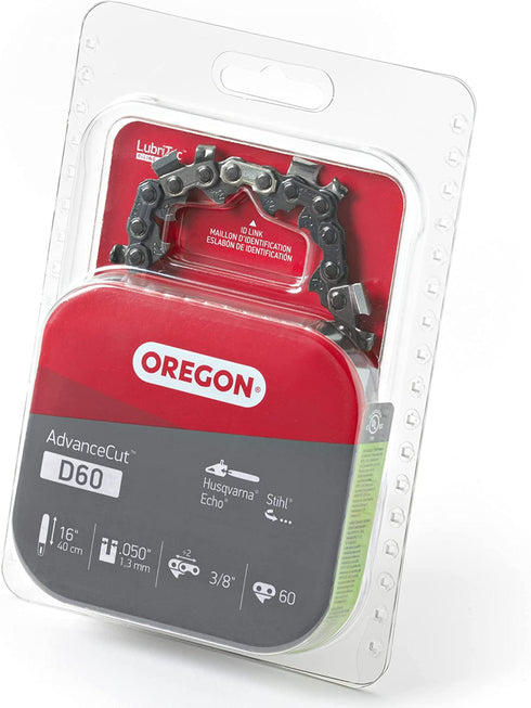 Oregon D60 16-Inch AdvanceCut Chainsaw Chain - Fits Husqvarna, Echo and More