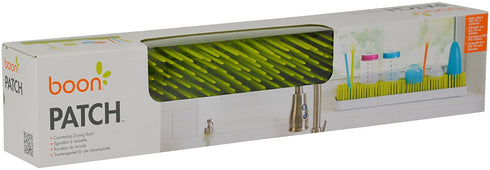 Boon Patch Countertop Drying Rack, Green , 17.25x3.5x3 Inch (Pack of 1)