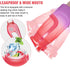 PASER 64oz Water Bottles with Times to Drink, 2 in 1 Lids(Chug and Straw) Tritan Leakproof BPA Free Sports Motivational Water Bottle with Replaceable Handle & Strap(Included Bottle Brush)