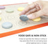 Silicone Baking Mats Set of 4(2 Half and 2 Quarter) Sheet Non Stick Reusable Silicone Pastry Baking Mat for Bake Pans & Rolling - Macaron Making Counter Mat, Dough Rolling Mat