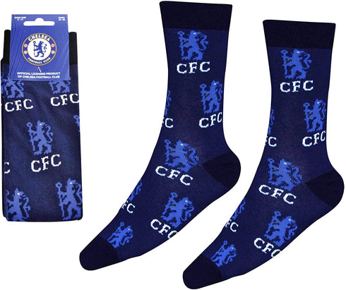 Chelsea FC Football Crest Socks
