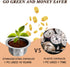 CAPMESSO Coffee Capsule, Refillable Vertuo Capsules Reusable Coffee Pod with Foil Lids Stainless Steel Compatible with Vertuoline GCA1,ENV135,Vertuo Plus(8oz pod+50 Foils)