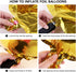 HankRobot 70th Birthday Decorations Party Supplies?42pack? Gold Number Balloon 70 Happy Birthday Banner Latex Balloons(Black, Golden) Confetti Balloons -Great for 70 Seventy Years Old Birthday Party