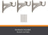Kenney 5/8" Fast Fit Milton Easy Install Curtain Rod, Pewter, 66"-120"