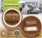 Slipstick CB840 3-1/4 Inch Bed Roller / Furniture Wheel Gripper Caster Cups (Set of 4) Caramel Color,Large