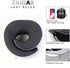 ZIUQAB Travel Pillow, Memory Foam Travel Neck Pillow with Velcro, 360-Degree Head Support with Storage Bag for Airplane, Car, Travel, Camping, Bus, Train