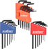SEDY 22 Piece Mini Hex Key Allen Wrench Set - Hex/Torx, Metric/SAE (3-IN-ONE, Cr-V)