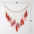 SOONOW Boho Wall Decor Large Macrame Tassel Wall Hanging for Nursery Bedroom Decor