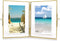 Double Floating Brass 4x6 Picture Frame Double 4x6 Folding Picture Frames,2 Opening Fold Photo Frame Gold Metal Pressed Classical Photo Frame,Wedding,Events Gifts