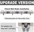 Mop Broom Holder Heavy Duty Hooks Hanger Wall Mount 17 Stainless Steel Organizer for Home Laundry Bathroom Kitchen Garage Garden Utility Tools Rack Storage Durable Piyl