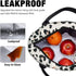 Aosbos Leopard Lunch Bags for Women, Leakproof Insulated Lunch Box Lunch Tote Bag Lunch Cooler Bags, Meal Prep Container Loncheras Para Mujer for Work Travel Picnic Gym, Leopard Print