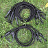 ZHOUBIN 60 Inch Black Bungee Cords with Hooks Heavy Duty, 2 Pack