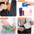 ?4-in-1 Family Pack?Face Mask Cover Case Storage Holder Bag Portable Recyclable Container Organizer, Dustproof Washable Durable Food-Grade Silicone Soft Pocket-Size Mask Storage Bag with Keychains