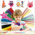 500pc Art Crafts Wax Yarn Sticks Non-Toxic Bendable Sticky Material in Bulk. Perfect Handicraft Gift, Entertainment for Teen Student DIY Project (500) (500)
