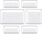 Kootek Desk Drawer Organizer Trays with 3-Size Drawer Dividers 6 Organizers Bins Customize Layout Storage Box for Bedroom Dresser Bathroom Kitchen Office (Clear)