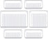Kootek Desk Drawer Organizer Trays with 3-Size Drawer Dividers 6 Organizers Bins Customize Layout Storage Box for Bedroom Dresser Bathroom Kitchen Office (Clear)