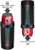 4-in-1 Skinny Can Cooler Double Wall Stainless Steel Insulated Can Holder,Can Coozie, Works With 12 Oz Slim Can,Standard Cans,Beer Bottles & As Pint Cups(Glitter Dark)
