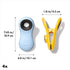 OXO Good Grips Collection Bag Clip, 4 Piece All-Purpose Set, Red/Orange/Green/Blue