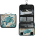 Sea Turtle Retro Map Hanging Toiletry Bag Ocean Nautical Makeup Bag Travel Cosmetic Bag Pouch Waterproof Accessories Organizer Large Portable Wash Gargle Bag for Women Girls Kids Gifts