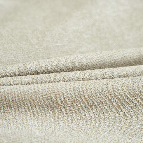 MERNETTE Pack of 2, Thick Chenille Decorative Square Throw Pillow Cover Cushion Covers Pillowcase, Home Decor Decorations for Sofa Couch Bed Chair 24x24 Inch/60x60 cm (Cream)