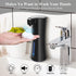 Improved Automatic Foaming Soap Dispenser Touchless Auto Foam Dispenser Black,Foaming Auto Soap Dispenser Battery Operated, 350ml/12Oz Touch Free Foam Soap Dispensers
