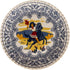 Western -Themed "Faux Paper" Melamine Plates 7.5" - Set of Four