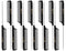 Krest 8 1/2" Weaving Foiling Fine Rattail Comb (12 Pack) 12 x SB-K4641-BLK