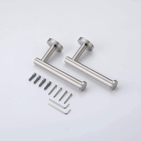 KES Toilet Paper Holder for Bathroom 2 Pack Tissue Holder Dispenser SUS304 Stainless Steel RUSTPROOF Toilet Roll Holder Wall Mount Brushed Finish, A2175S12-2-P2