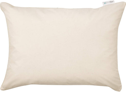 AllerEase Organic Cotton Pillow Protectors, 1 Pack, Beige/Cream White