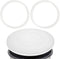 Impresa Two Pack of Gaskets plus 1 Bonus Lid fits Ninja Foodi 5 Quart, 6.5 Quart, & 8 Quart - Impresa Lid fits Ninja Foodi Cover for Inner Pot - Impresa Gasket intended for Ninja Foodi Seal Rings, Food Safe No BPA Silicone