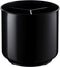 Rotating Extra Large Utensil Holder Crock with No-Tip Weighted Base, Removable Divider, And Gripped Insert - Dishwasher Safe Kitchen Utensil Holder For Kitchen Counter: Cooking Black Utensil Caddy