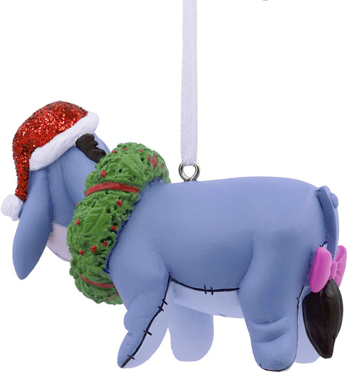 Hallmark Christmas Ornaments, Disney Winnie the Pooh Eeyore With Wreath Ornament