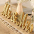 WANTMAZOR Mr and Mrs Signs Wedding Table Decorations, Wooden Freestanding Letters for Photo Props, Rustic Wedding Decoration, Anniversary Wedding Shower Gift (Golden) (Golden)