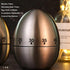 Kitchen Egg Timers for Boiling Eggs?Cute Manual Stainless Steel Metal Mechanical Visual Countdown for Cooking Timer with Loud Alarm?for School, Learning, Projects, and Exercise