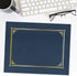 Geographics Classic Linen Certificate/Document Covers, 12.5? x 9.75?, Navy Blue (6 Pack)
