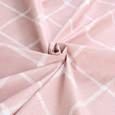 LOHASCASA Round Vinyl Oilcloth Tablecloth Waterproof PVC Wipeable Peva Heavy Duty Rustic Plastic Spillproof Tablecloth for Camping Buffalo Plaid 54 Inch