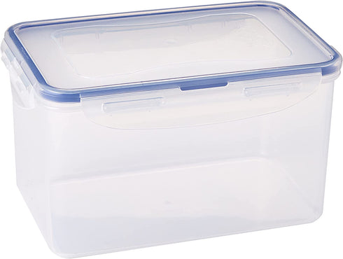 LocknLock Easy Essentials Food Lids/Pantry Storage/Airtight Containers, BPA Free, Rectangle - 8 Cup - for Cookies, Clear