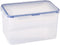 LocknLock Easy Essentials Food Lids/Pantry Storage/Airtight Containers, BPA Free, Rectangle - 8 Cup - for Cookies, Clear