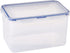 LocknLock Easy Essentials Food Lids/Pantry Storage/Airtight Containers, BPA Free, Rectangle - 8 Cup - for Cookies, Clear