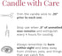 CANDLE-LITE Juicy Black Cherries Single-Wick Candles, 18 oz. Jar, Dark Red
