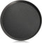 New Star Foodservice 25330 Restaurant Grade Non-Slip Tray, Plastic, Rubber Lined, Round (18-Inch, Black)