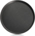 New Star Foodservice 25330 Restaurant Grade Non-Slip Tray, Plastic, Rubber Lined, Round (18-Inch, Black)