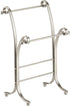 iDesign 62775 York Metal Free-Standing Hand Towel Drying Rack for Master, Guest, Kids' Bathroom, Laundry Room, Kitchen, 6" x 9" x 13.5", Satin Silver